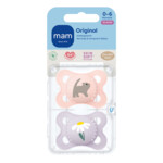 MAM Original Pure Silikon Fopspeen 0-6 mnd Roze - 8.75 euro