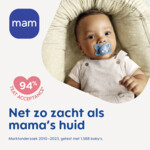 MAM Original Pure Silikon Fopspeen 0-6 mnd Roze - 8.75 euro