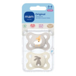 MAM Original Pure Silikon Fopspeen 0-6 mnd Beige - 10.15 euro