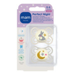 MAM Perfect Night Silikon Fopspeen Beige 0-6 mnd - 9.59 euro