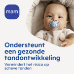 MAM Perfect Night Silikon Fopspeen Beige 0-6 mnd - 9.59 euro
