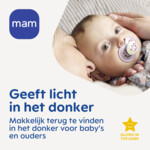 MAM Perfect Night Silikon Fopspeen Beige 6-16 mnd - 9.59 euro