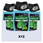 12x Palmolive 4in1 Men Shower & Shave Aloe Vera & Green Tea