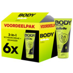 6x Gillette Labs Body+ Intimate 2-in-1 Lichaamsscheercrème en Reiniger