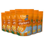 6x Ella's Kitchen Wilde Crackers 18+m Wortel & Rozemarijn