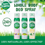 Happy Earth 100% Natuurlijke Body Deo Spray Lavender Ylang - 8.05 euro