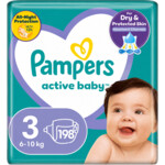 3x Pampers Active Baby Luiers Maat 3 (6-10kg) - 29.99 euro