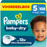 2x Pampers Baby Dry Luiers Maat 5 (11-16kg)