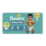 2x Pampers Baby Dry Luiers Maat 2 (4-8kg)