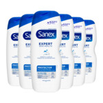 6x Sanex Douchecrème Expert Skin Health Protector