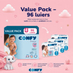 3x Confy Premium Luiers Maat 4 Maxi 7-14kg - 21.23 euro