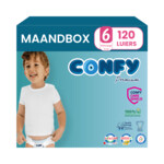 5x Confy Premium Luiers Maat 6 XL 15+kg