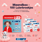 5x Confy Premium Luierbroekjes Maat 6 XL 15+kg - 32.69 euro