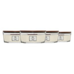 4x WoodWick Geurkaars Ellipse Linen - 112.64 euro