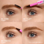 NYX Fluff & Snatch! Brow Powder Pen 01 Ash Blonde - 10.49 euro