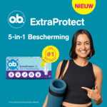 o.b. Extra Protect Super Tampons - 10.59 euro
