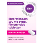 Linn Ibuprofen Ovaal 400 mg