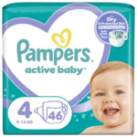 3x Pampers Active Baby Luiers Maat 4 (9-14 kg)