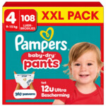 4x Pampers Baby Dry Luierbroekjes Maat 4 (9-15 kg)