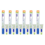 6x Vitis Tandenborstel + Mini Tandpasta Orthodontic - 27.06 euro
