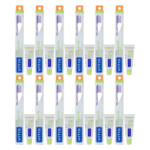 12x Vitis Tandenborstel + Mini Tandpasta Orthodontic - 54.12 euro