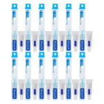 12x Vitis Tandenborstel + Mini Tandpasta Whitening - 46.15 euro
