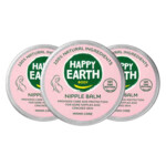 3x Happy Earth 100% Natuurlijke Mama Care Tepelbalsem