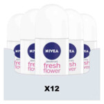 12x NIVEA Deodorant Roller Fresh Flower