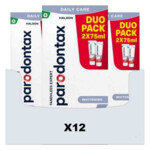12x Parodontax Tandpasta bij Bloedend Tandvlees Whitening - 113.99 euro