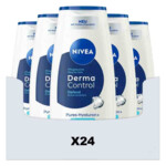 24x NIVEA Douchegel Derma Control Defend