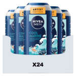 24x NIVEA Men Shampoo & Douchegel 3in1 Cool Marine