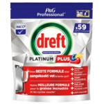 Dreft Vaatwastabletten Platinum Plus Lemon All in One