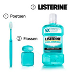 Listerine Mondwater Coolmint Alcoholvrij Extra Mild - 6.25 euro