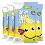 4x Sore Baby Maissterren Multipack Aardbei/ Biet/ Banaan - 11.51 euro