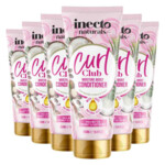 6x Inecto Curl Club Conditioner Shea Butter Coconut Castor Oil