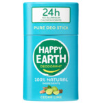 Happy Earth 100% Natuurlijke Deodorant Stick Cedar Lime - 9.99 euro