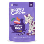 Edgard & Cooper Kat Adult Saus Pouch Eend & Kalkoen - 1.49 euro