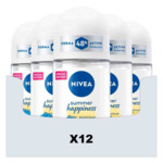 12x NIVEA Deodorant Roller Summer Happiness
