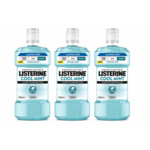 3x Listerine Mondwater Coolmint Intense Mint Alcoholvrij - 19.4 euro