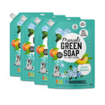 Marcel's Green Soap Wasmiddel Navulling Voordeelbox Kleur Perzik & Jasmijn