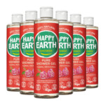 6x Happy Earth 100% Natuurlijke Douchegel Floral Patchouli