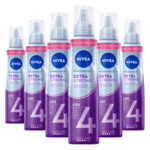 6x NIVEA Styling Mousse Extra Strong