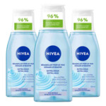 3x NIVEA Oogmake-upremover Extra Milde
