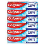 6x Colgate Tandpasta  Advanced White