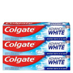 3x Colgate Tandpasta  Advanced White