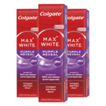 3x Colgate Tandpasta Max White Purple Reveal