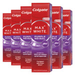 6x Colgate Tandpasta Max White Purple Reveal