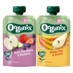 Mango Peer & Granola BIO 6x + Appel Aardbei & Blauwe Bes BIO 6x 6+ mnd Pakket