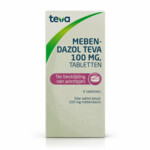 Teva Wormkuurtabletten Mebendazol 100mg