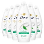 6x Dove Shower Gel Fresh Care